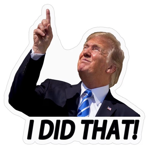 Trump I Did That stickers - Picture 2 of 4